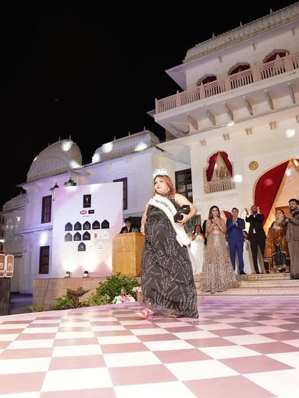 The winner taking her victory walk on the runway. A truly inspiring moment.