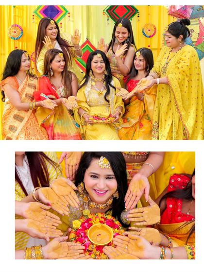 Vibrant Rituals: Haldi & Mehndi photo 15