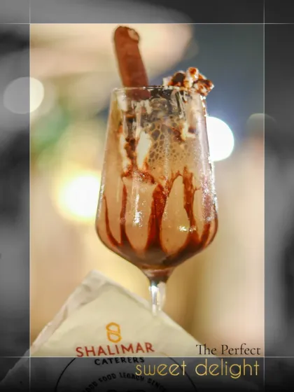 The perfect sweet delight. This indulgent chocolate milkshake is a treat for all ages.