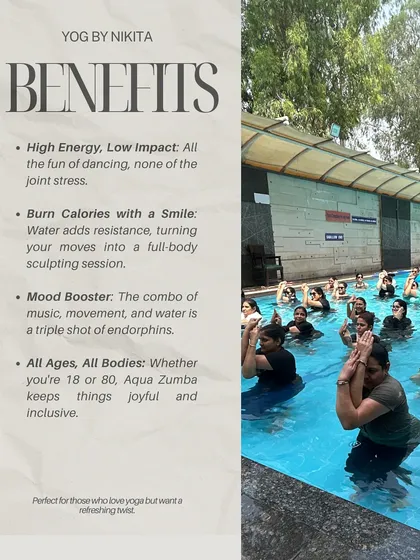 Curious about Aqua Zumba? Here are all the benefits in one place. It's a high-energy, low-impact workout that burns calories and boosts your mood, perfect for all ages and bodies.