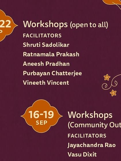 An announcement for the Jackfruit children's festival workshops. I am always honoured to be invited to facilitate sessions and be part of community outreach programs that bring art to more people.