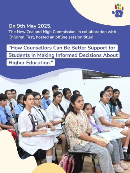 Our expertise is sought by leading institutions. Here, we are collaborating with The New Zealand High Commission to host a session for school counsellors on how to better support students in making informed decisions about higher education, emphasizing mental health and emotional readiness.