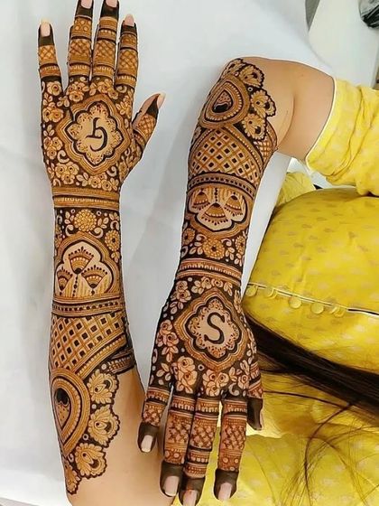 Lucky Mehndi Artist - Bridal Mehndi Engagement & Lighter Styles photo 26