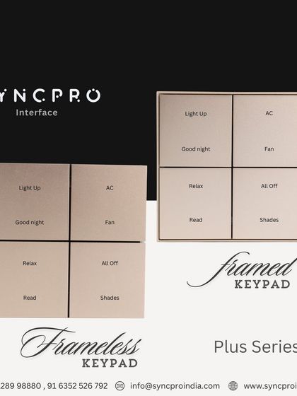 We offer design choices to match your aesthetic. The Plus Series keypad is available in both a modern, frameless design for a seamless look and a classic framed version for a more traditional feel.