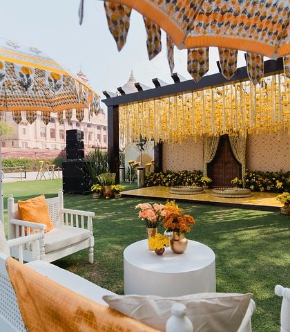 Vibrant Haldi & Mehendi Functions photo 45