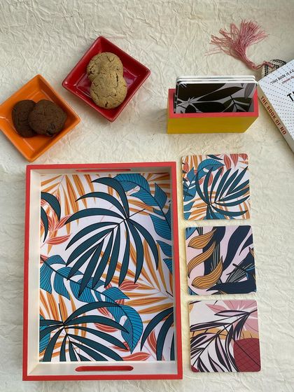 Neetikriti - Hand-Painted Home Decor & Personalized Gifts Hand-Painted Trays & Coasters photo 10