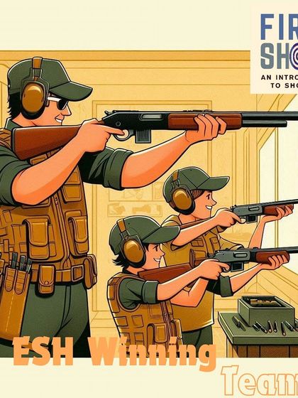 This illustration captures the spirit of my "First Shots" program, where learning to shoot is an exciting adventure shared with friends. It represents the teamwork and enjoyment I foster in my winning team.