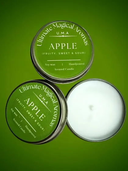 My 'Apple' Mini Metal Charm, a fruity, sweet, and sour scent. These are perfect for exploring a scent for every mood and making your space truly enchanting.