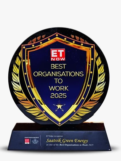 The 'Best Organisations to Work 2025' award from ET Now. We believe in building a workplace culture where every team member can shine and contribute to our shared purpose.