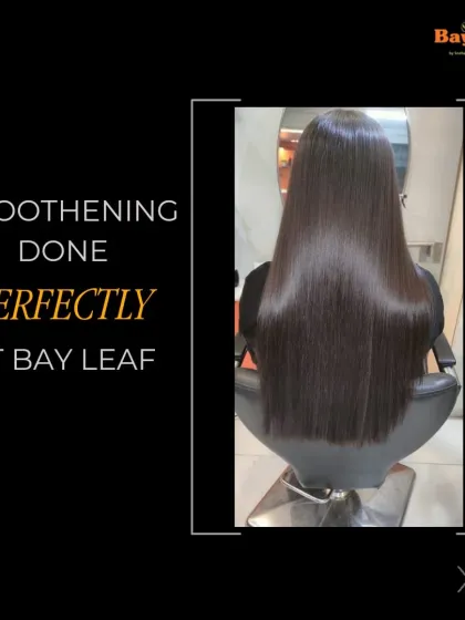 This is what perfectly executed smoothening looks like. The hair is glossy, straight, and sits beautifully, showcasing a flawless finish from root to tip.