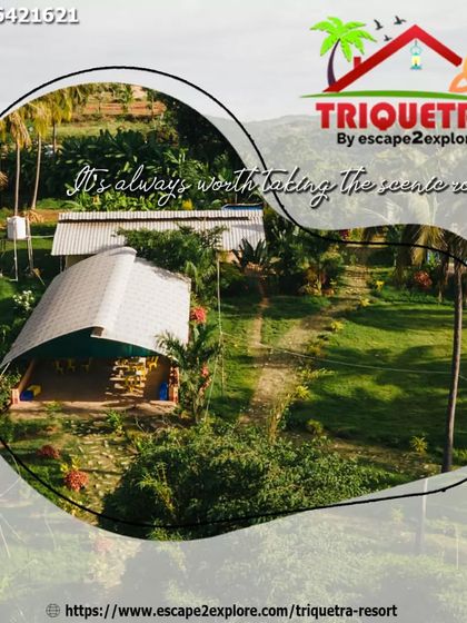 It's always worth taking the scenic route. This image captures the beautiful, natural setting of our resort's dining and activity areas.