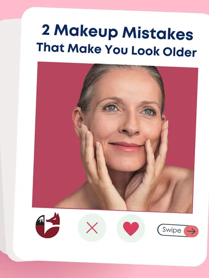 Avoid common makeup mistakes that make you look older. This carousel post explains how to correctly shape your eyebrows and apply contour and blush for a lifted, youthful look.