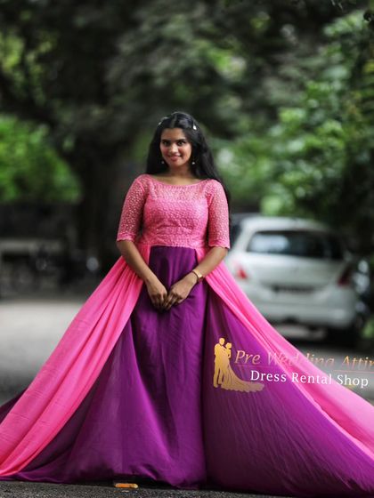 Pre Wedding Attire - Pre-Wedding Outfit Rental Dramatic Flying & Trail Gowns photo 24