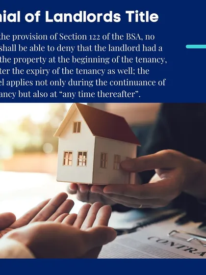 We highlight specific provisions in new laws, such as the 'Denial of Landlord's Title' clause. This detailed focus helps clients in the real estate sector understand their rights and obligations in tenancy disputes.