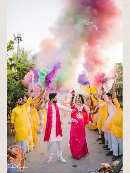 Vibrant Haldi Celebrations photo 25