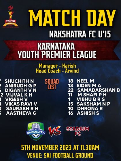 Nakshatra Sports Academy - Football Training Academy Announcements photo 4