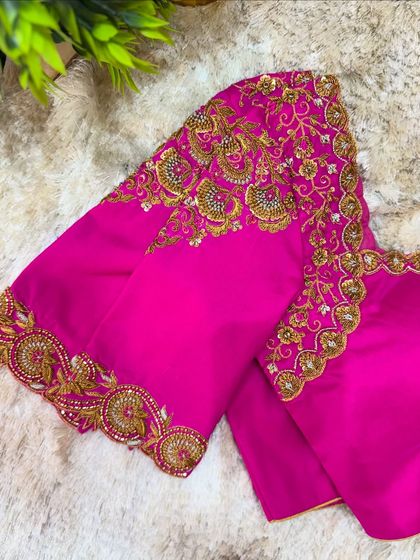 Chaithu Gowda - Custom Designer Ethnic Wear Custom Embroidered Blouses photo 40