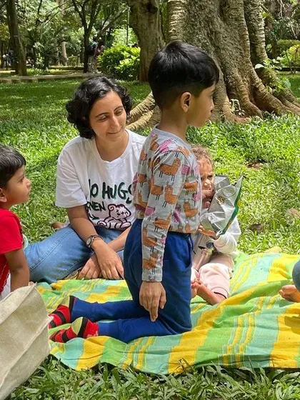 A series from our 'Farm to Plate' theme, where we explored where our food comes from. The children's reactions to the story of 'Harvest Day' are priceless.