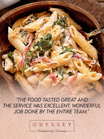 "The food tasted great and the service was excellent." We are motivated by the wonderful feedback from our clients, which stands as a testament to our commitment to delivering delicious food and impeccable hospitality for every celebration.