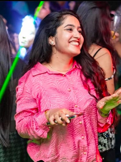 A happy guest at Big Pitcher Indiranagar.