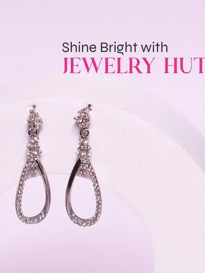 Another look at our beautiful teardrop loop earrings, a versatile piece that can be dressed up or down.