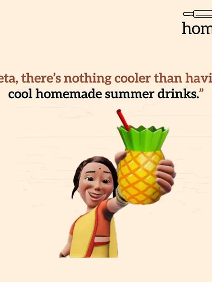 Mom's summer advice is always the coolest. "Beta, there's nothing cooler than having cool homemade summer drinks." And she's never wrong.