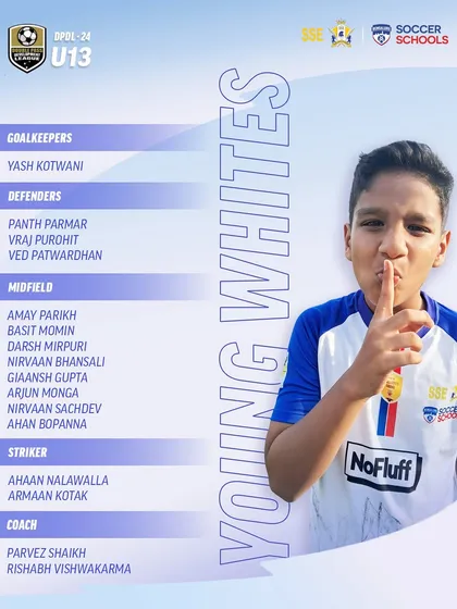 Our U13 Young Whites squad, part of our ecosystem to ensure all players get game time.