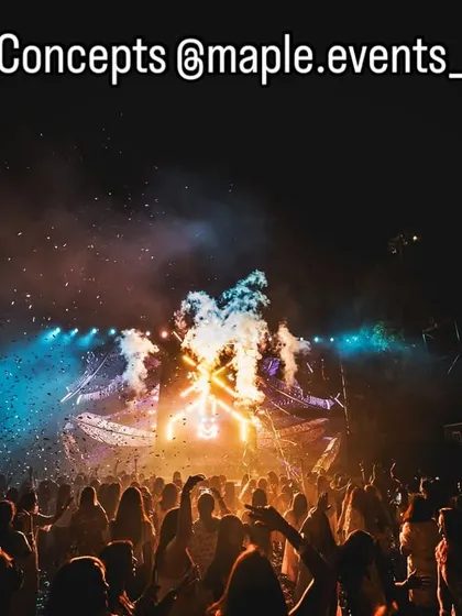 An electrifying moment from a live concert we produced. Our stage design, dynamic lighting, and pyrotechnic effects create an immersive atmosphere that captivates the audience and makes for an unforgettable brand experience.