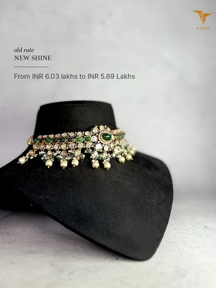 When something this beautiful feels like a family heirloom, you know it’s worth keeping close. This Kundan choker is now available at a special price in my 'Old Rate, New Shine' edit.
