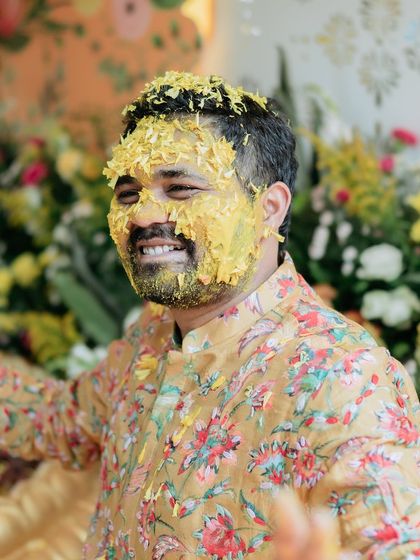 The Tales of Tradition - Wedding Planning & Design Sun-Kissed Haldi Ceremonies photo 62