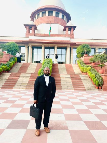 Another perspective from the steps of the Supreme Court.