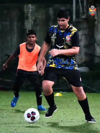 A one-on-one drill where a player learns to shield the ball and maintain possession against a defender.