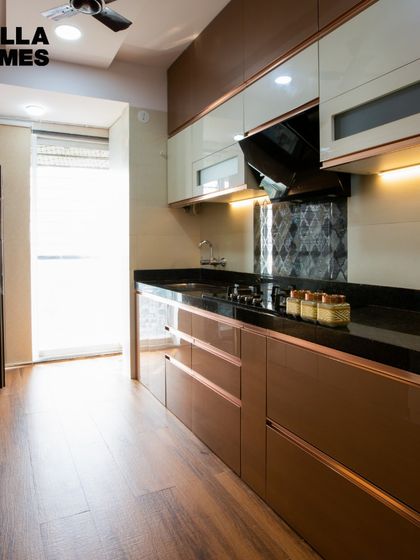 We designed this kitchen to be aesthetically beautiful and harmonious with the rest of the home's decor.