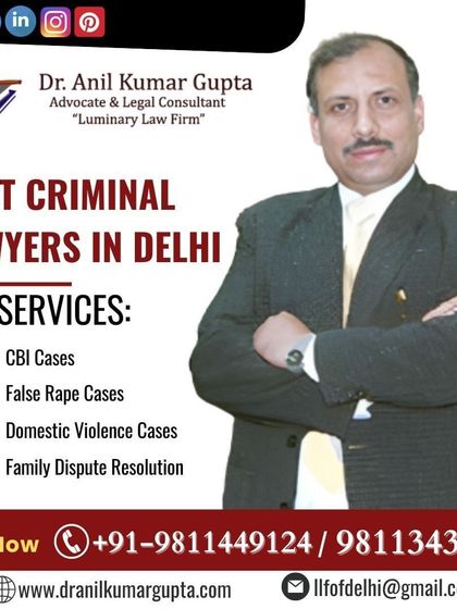 As one of the best criminal law firms in Delhi, we provide expert representation in high-stakes cases. Our services include CBI cases, false rape cases, domestic violence matters, and family dispute resolution.