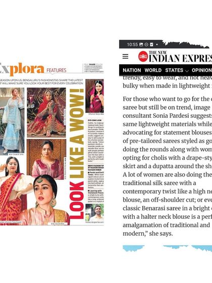 My advice on elevating your Indian style quotient was recently quoted in the New Indian Express. I discussed how to blend traditional and modern elements for a chic festive look.