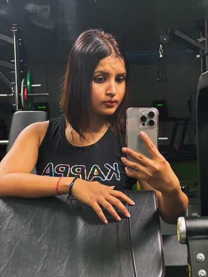 Taking a quick break between sets. It's important to rest and refocus to give your all in the next part of your workout.