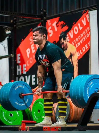 Another client making serious progress on his deadlift. Proper programming and consistent effort are key to building the strength required for lifts like this.