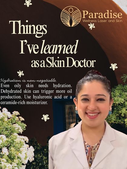 As a skin doctor, I've learned that hydration is non-negotiable, even for oily skin. Dehydrated skin can actually trigger more oil production, so using a hyaluronic acid or ceramide-rich moisturizer is key.