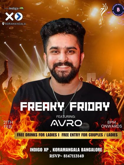 Another Freaky Friday, this time at Indigo XP, Koramangala. A popular spot for my high energy sets.