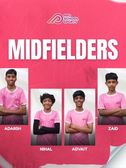 Introducing more of our creative and hardworking midfielders from the U15 team.