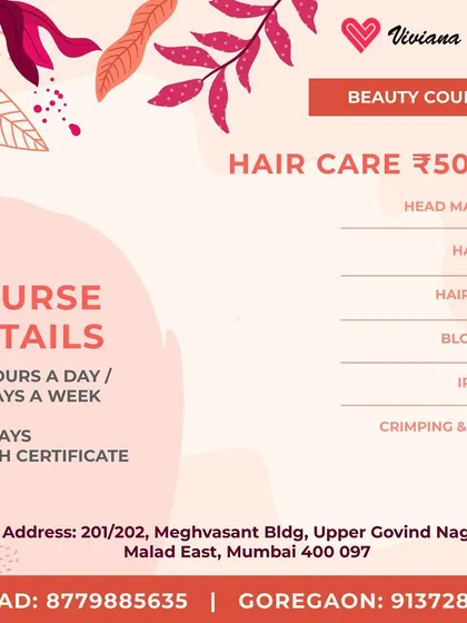 Specialize in hair with my intensive 15-day Hair Care course. I'll teach you everything from a relaxing head massage and professional hair wash to advanced styling techniques like blow drying, ironing, crimping, and using tongs. This course is designed to give you the practical skills needed to become a confident hair stylist.