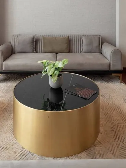The discussion lounge at the Godrej South Estate Experience Centre is designed to be the culmination of the visitor's journey. Bathed in natural light and furnished with luxurious, comfortable seating, it provides an inviting and sophisticated setting for conversation.