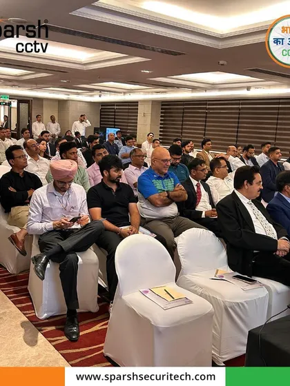 The audience at our Sparsh x Cron AI launch event, experiencing firsthand the potential of our integrated edge computing, lidar, and camera solutions.