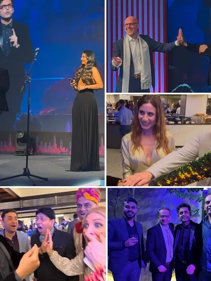 A collage capturing the energy of a grand corporate show for Ospree Duty Free. From stage mentalism to intimate close-up magic, I tailor the performance to fit the brand and the international audience, ensuring an unforgettable experience for everyone.