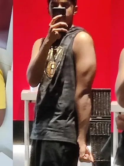 This is my 14-year-old client, Tarun. His transformation shows what dedication and the right training plan can do. I'm incredibly proud of his hard work and results.