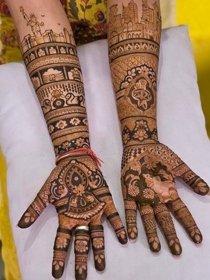 Umesh Kumar - Bridal & Wedding Mehandi Your Story in Henna: Custom & Portrait Designs photo 5