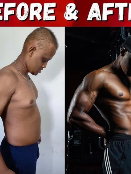 This client struggled with poor diet habits for years. This before and after shows how he finally achieved visible abs by transforming his nutrition with my guidance.