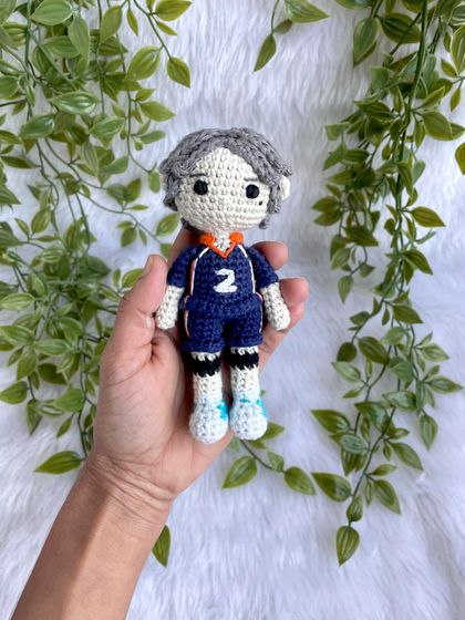 Sugawara Koushi from the anime Haikyuu!! I love how the collar detailing on his volleyball uniform turned out. It's always fun to learn about new characters through your orders.