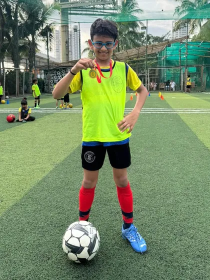 Our Player of the Month award celebrates attitude, discipline, and teamwork. This young player exemplifies the Bravo spirit.