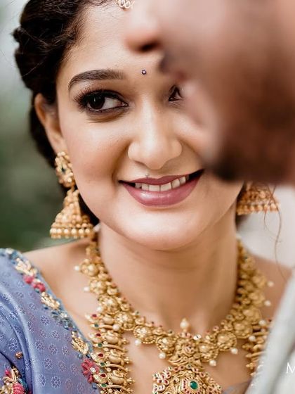 A close-up, candid shot of Surabhi. Her smile says it all.